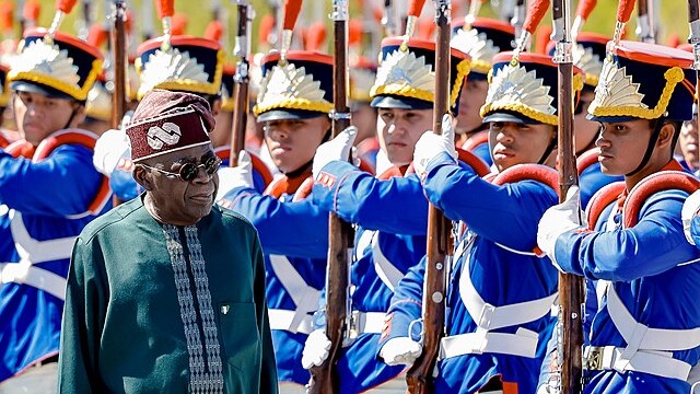 25.08.2025 – Cerimônia oficial de chegada do Presidente da República Federal da Nigéria, Bola Tinubu