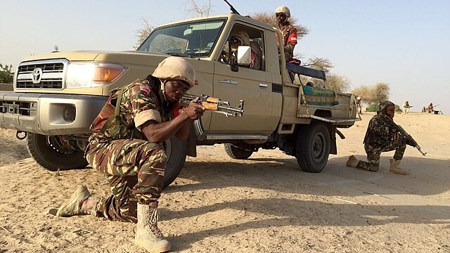 Nigerian Army Boko Haram demonstration